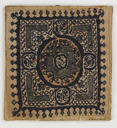 Textielpaneel, Egypte, c.400 door Coptic